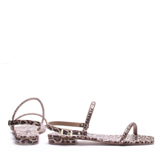 NEW MICHELE LOPRIORE Cheeta Angela Sandal Womens 6-6.5 - Picture 3 of 3
